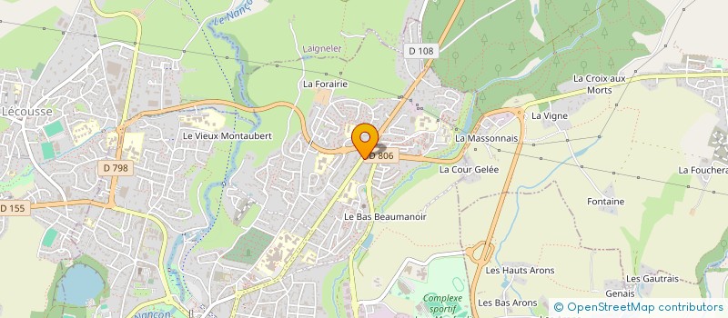 localisation de l'entreprise MADAME HELOISE DELAUNAY  FOUGERES