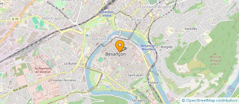 localisation de l'entreprise MADAME HELOISE DESSOLIN  BESANCON