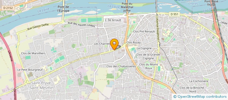 localisation de l'entreprise MADAME HELOISE DEVILLE à ORLEANS