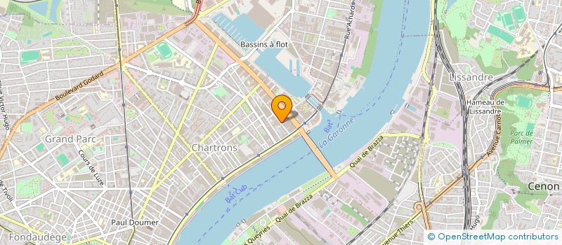 localisation de l'entreprise MADAME HELOISE DRAVIGNEY  BORDEAUX