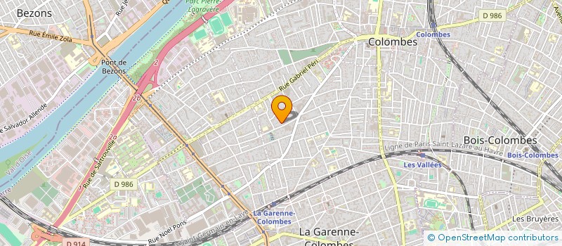 localisation de l'entreprise MADAME HELOISE DUBUISSON à COLOMBES