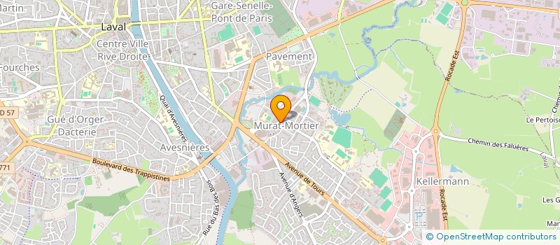 localisation de l'entreprise MADAME HELOISE DUFOUR  LAVAL
