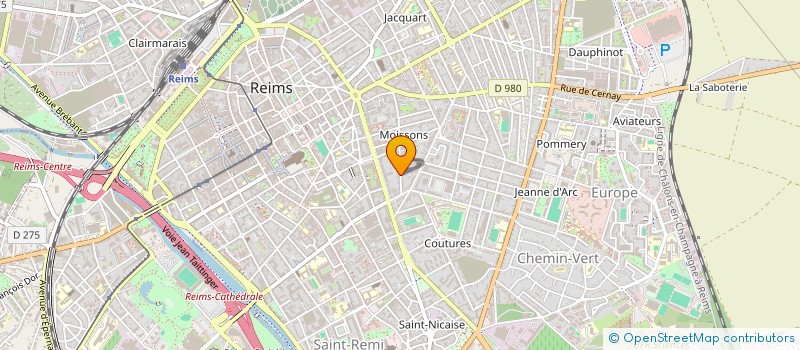 localisation de l'entreprise MADAME HELOISE DUTHOIT  REIMS