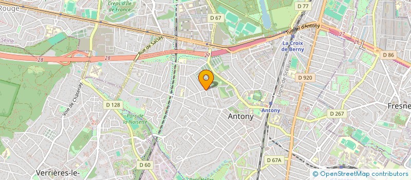 localisation de l'entreprise MADAME HELOISE FAUVEL à ANTONY