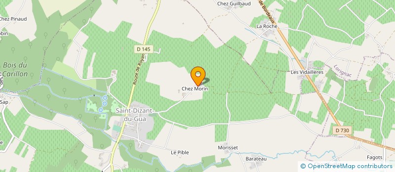 localisation de l'entreprise MADAME HELOISE FINGONNET  SAINT-DIZANT-DU-GUA