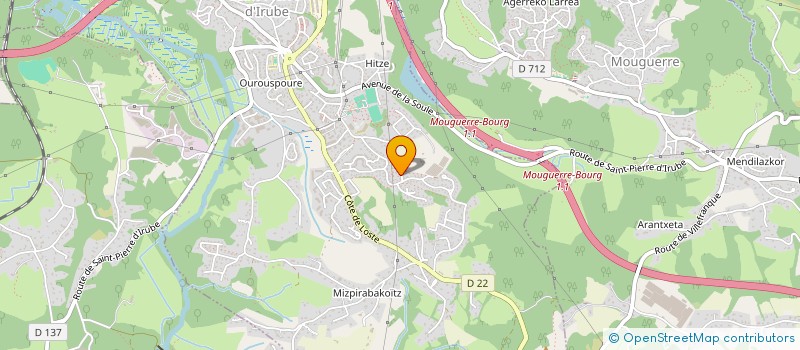 localisation de l'entreprise MADAME HELOISE FRISCOURT  SAINT-PIERRE-D'IRUBE