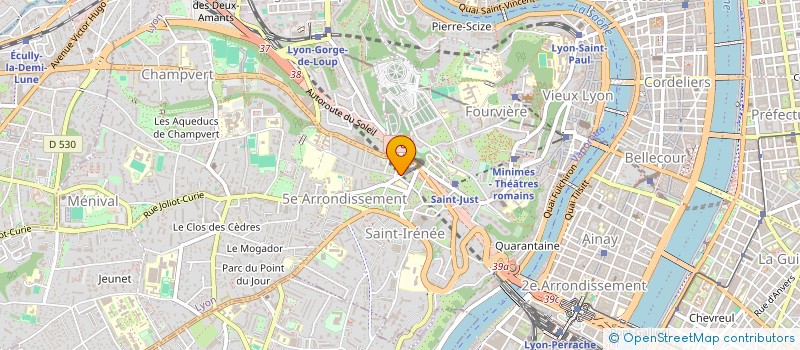 localisation de l'entreprise MADAME HELOISE GAMEL à LYON