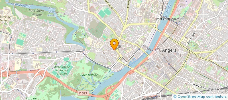 localisation de l'entreprise MADAME HELOISE GEORGET à ANGERS