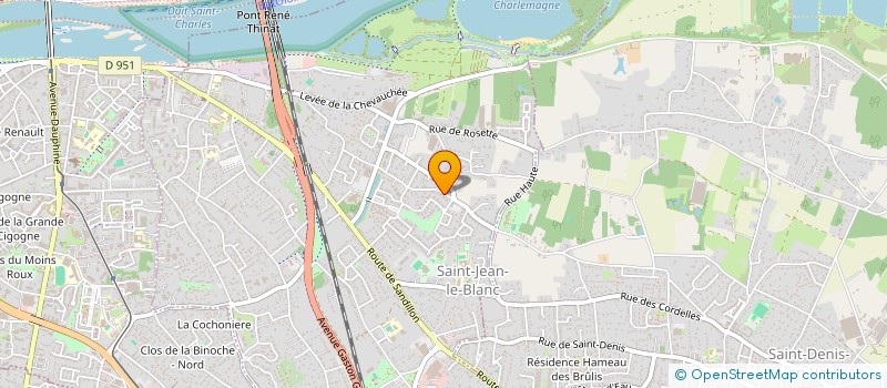localisation de l'entreprise MADAME HELOISE GERNEZ à SAINT-JEAN-LE-BLANC