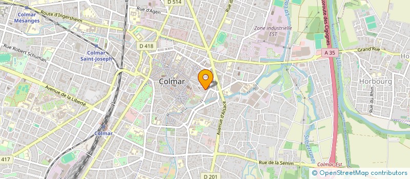 localisation de l'entreprise MADAME HELOISE GOMIS  COLMAR