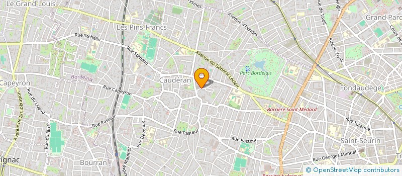 localisation de l'entreprise MADAME HELOISE GOURVEST à BORDEAUX