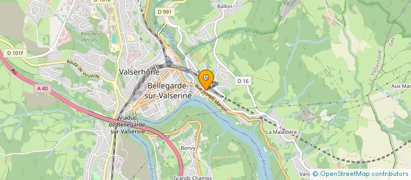 localisation de l'entreprise MADAME HELOISE GOY à VALSERHONE