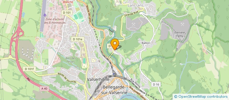 localisation de l'entreprise MADAME HELOISE GUICHARD à VALSERHONE