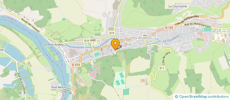 localisation de l'entreprise MADAME HELOISE GUYARD à LES ANDELYS