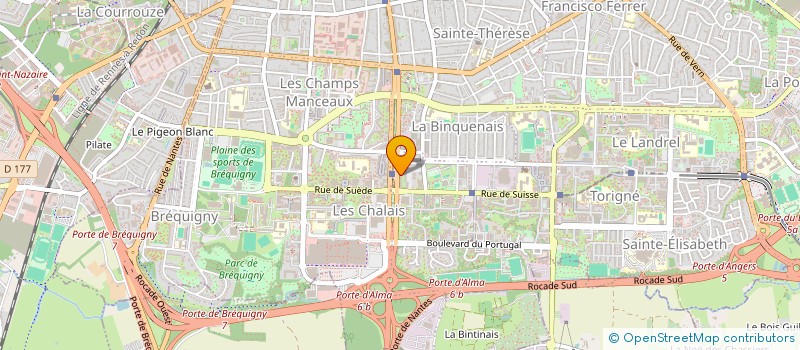 localisation de l'entreprise MADAME HELOISE HADEN  RENNES