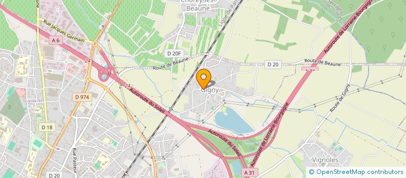 localisation de l'entreprise MADAME HELOISE HERMEREL à BEAUNE