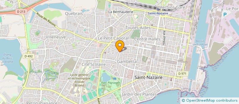 localisation de l'entreprise MADAME HELOISE JEANMASSON à SAINT-NAZAIRE