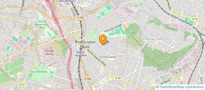 localisation de l'entreprise MADAME HELOISE JEANNEROT à ROSNY-SOUS-BOIS