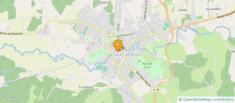 localisation de l'entreprise MADAME HELOISE JOLLY à SALIES-DE-BEARN