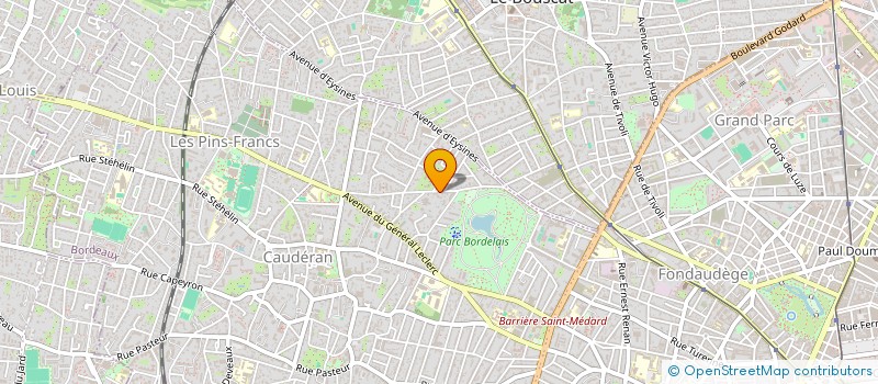 localisation de l'entreprise MADAME HELOISE JUNIER  BORDEAUX