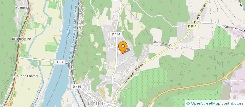 localisation de l'entreprise MADAME HELOISE KHARBOUCH  DONZERE