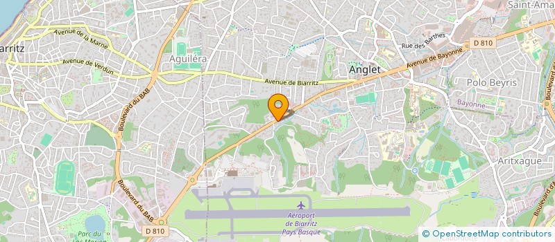 localisation de l'entreprise MADAME HELOISE KUBEK  ANGLET