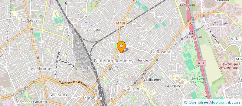 localisation de l'entreprise MADAME HELOISE LAFON  TOULOUSE