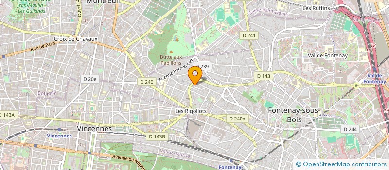 localisation de l'entreprise MADAME HELOISE LAURENT à FONTENAY-SOUS-BOIS
