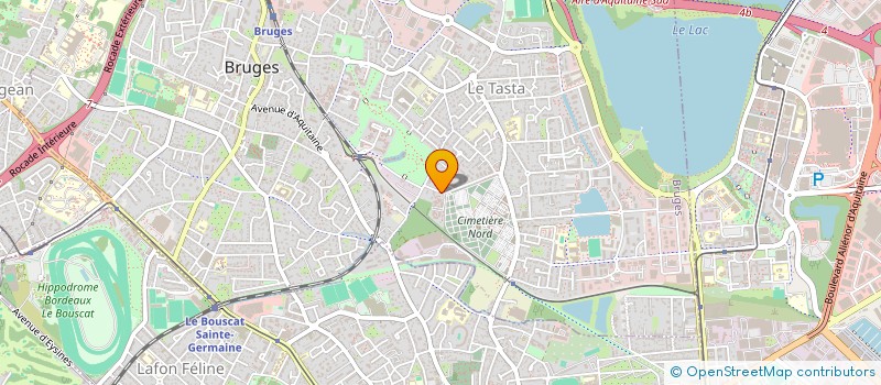 localisation de l'entreprise MADAME HELOISE LAVIGNE  BRUGES