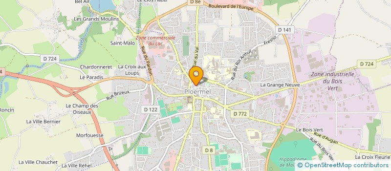 localisation de l'entreprise MADAME HELOISE LE MERCIER  PLOERMEL