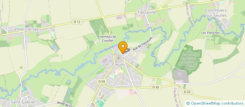 localisation de l'entreprise MADAME HELOISE LECHEVALIER  CREULLY SUR SEULLES