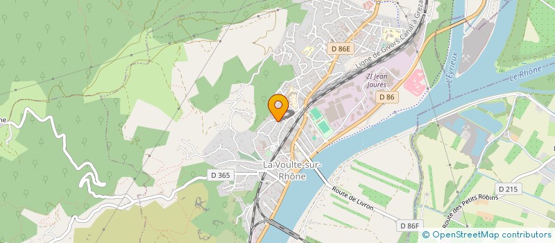 localisation de l'entreprise MADAME HELOISE LEFORT à LA VOULTE-SUR-RHONE