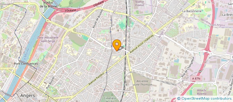 localisation de l'entreprise MADAME HELOISE LERAY  ANGERS
