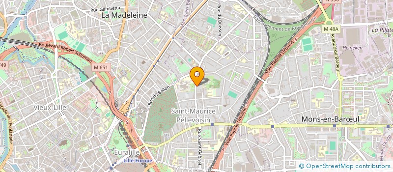 localisation de l'entreprise MADAME HELOISE LERICHE  LILLE