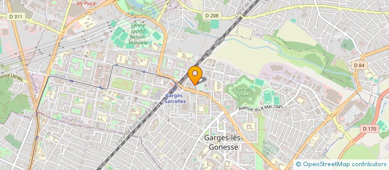 localisation de l'entreprise MADAME HELOISE LEROUX  GARGES-LES-GONESSE