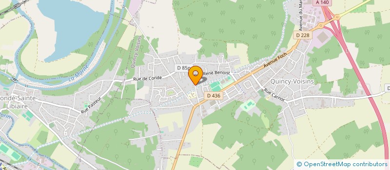 localisation de l'entreprise MADAME HELOISE LESCURE à QUINCY-VOISINS