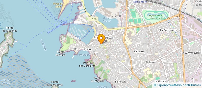 localisation de l'entreprise MADAME HELOISE LESIMPLE  SAINT-MALO