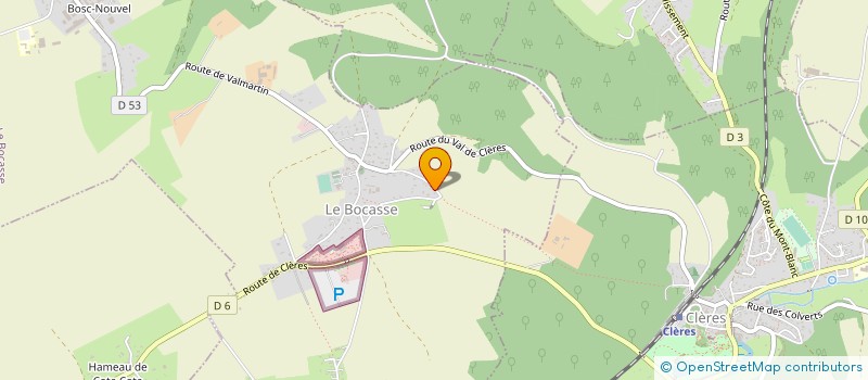 localisation de l'entreprise MADAME HELOISE LOUARD à LE BOCASSE
