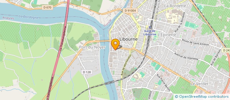 localisation de l'entreprise MADAME HELOISE LUDIG à LIBOURNE