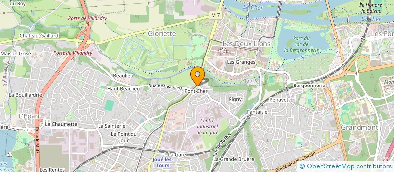 localisation de l'entreprise MADAME HELOISE MARKOWSKY  JOUE-LES-TOURS