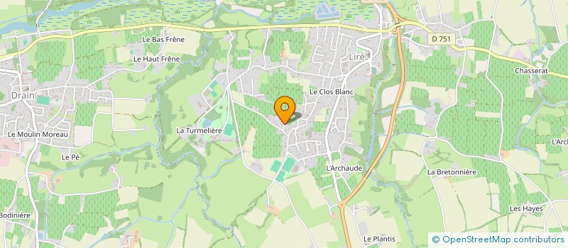 localisation de l'entreprise MADAME HELOISE MARTEL  OREE-D'ANJOU