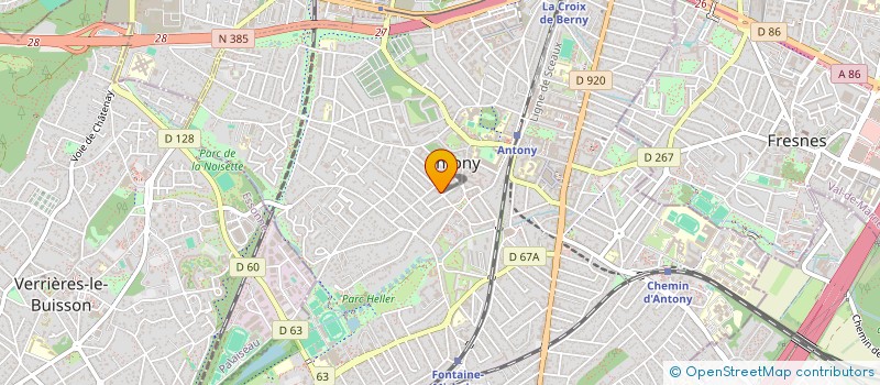 localisation de l'entreprise MADAME HELOISE MATHIEU à ANTONY