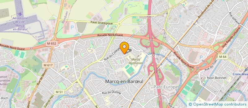 localisation de l'entreprise MADAME HELOISE MAZINGARBE à MARCQ-EN-BARŒUL