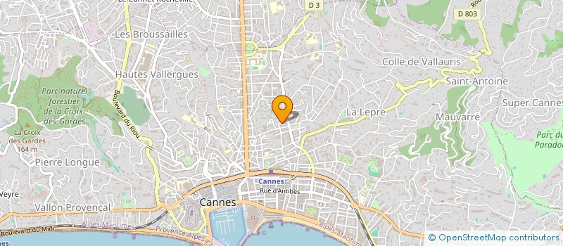 localisation de l'entreprise MADAME HELOISE METIVIER  CANNES