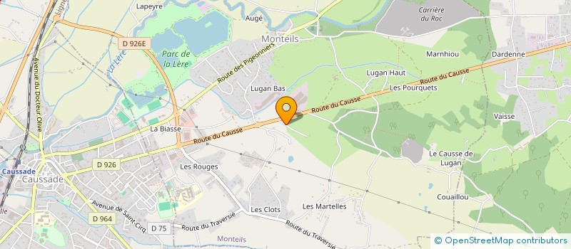 localisation de l'entreprise MADAME HELOISE MORLHON à MONTEILS