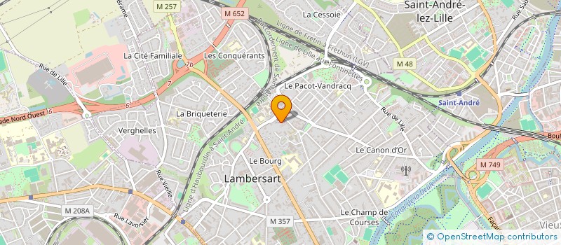 localisation de l'entreprise MADAME HELOISE PAGE à LILLE