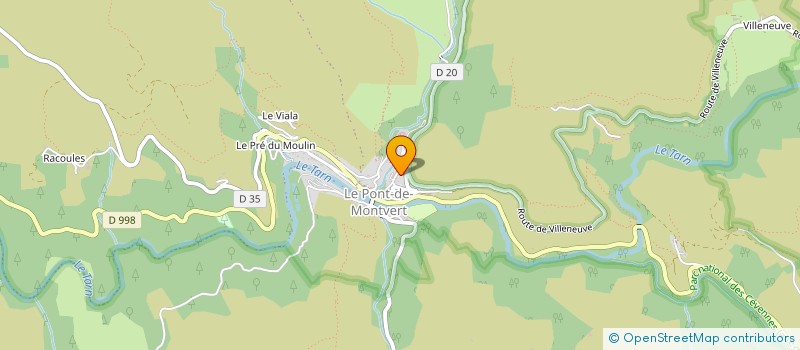 localisation de l'entreprise MADAME HELOISE PANTEL  PONT DE MONTVERT SUD MONT LOZERE