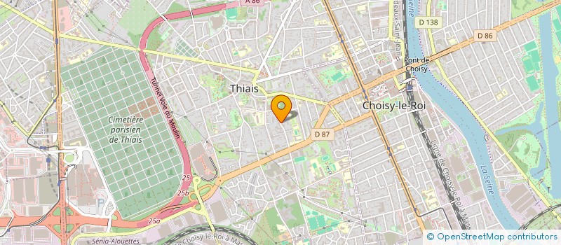 localisation de l'entreprise MADAME HELOISE PECHEUX  THIAIS