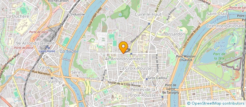 localisation de l'entreprise MADAME HELOISE PEYRE à LYON