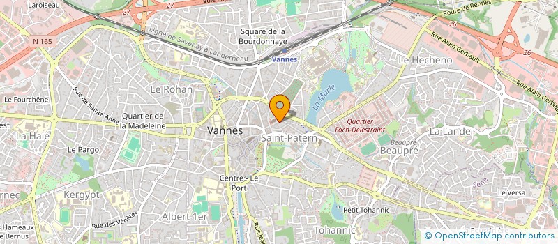 localisation de l'entreprise MADAME HELOISE PEYRONY RAPATOUT à VANNES
